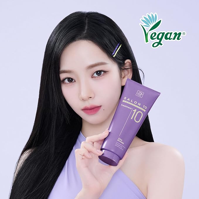 Mise En Scene Salon 10 Professional Cica Protein Deep Conditioner for Damaged Hair - Treatment with Centella Asiatica, Bond Repair Hair Masks, Low Porosity Care, 7.27 Fl. Oz.