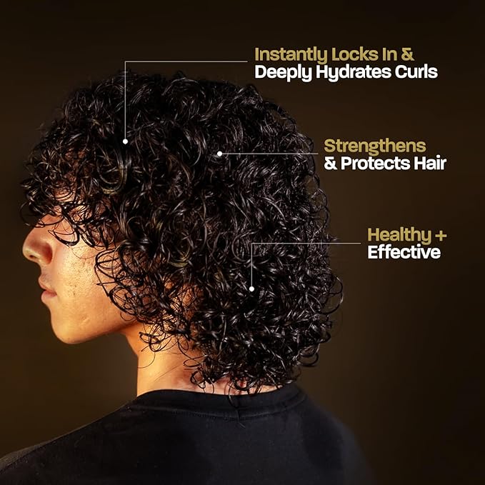 BASED Curl Cream, Defines Curls, Controls Frizz, Medium Hold, Hydrates & Nourishes with Agave, Silk Protein & Castor Oil, No Harmful Chemicals or Artificial Fragrance (6.8 Oz Pack of 1)
