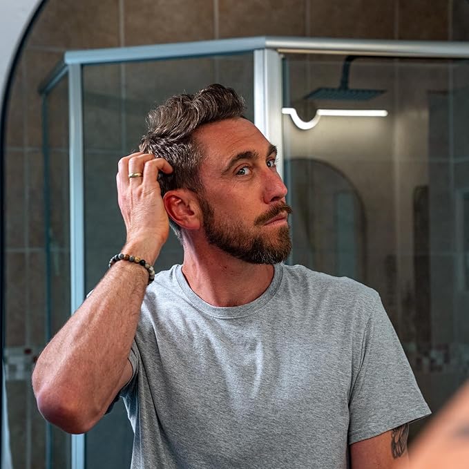 Badger Hair Pomade for Men, Organic, Easy to Use, Subtle Masculine Scent, Medium Hold Hair Pomade with Medium Shine Finish, Nourishes Hair & Scalp 2 oz Tin, 2-Pack