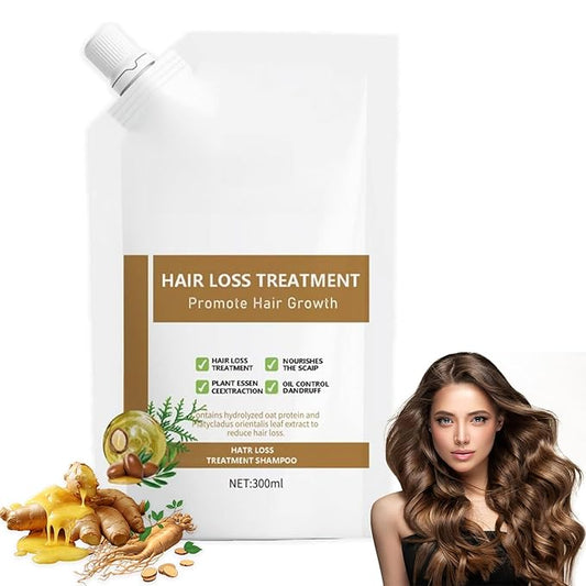 1 pc Anti Hair Loss Shampoo,Anti-hair Fall Promote Hair Growth, Rich in Various Plant Extracts Shampoo,For All Hair Types,10.55fl oz (1pc)