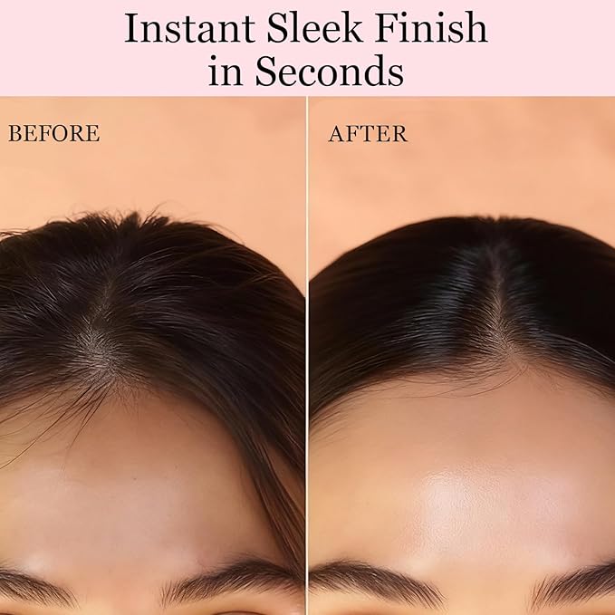 Styling Cream for Hair, 3-in-1 Hair Styling Cream & Flyaway Stick Controls Frizz, Smooths Edges & Tames Flyaways, Lightweight Non-Greasy, Long-Lasting Hold, Non-Flaking Travel Size for All Hair Types