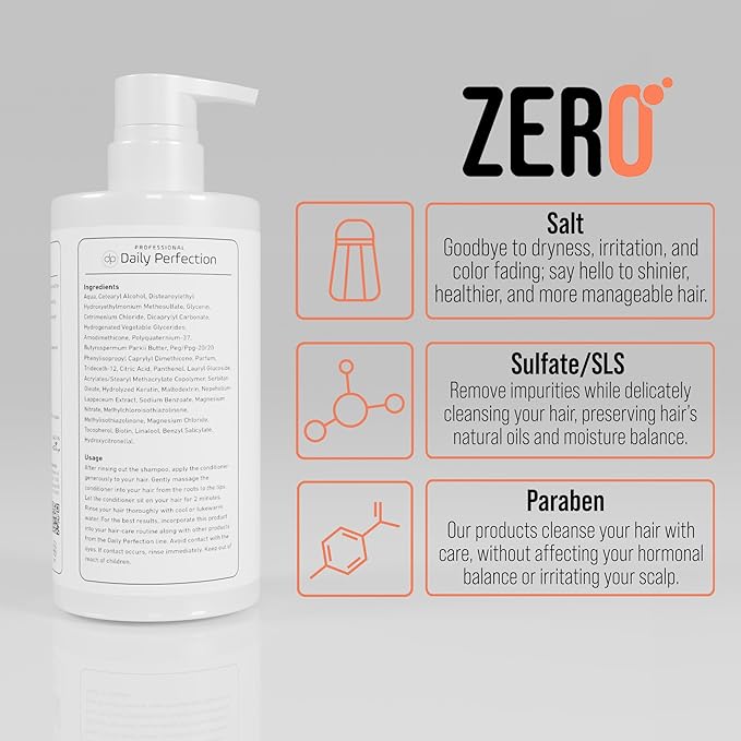 (dp) Detox Conditioner – Hydrate, Clarify & Remove Buildup, Oil & Impurities – Clean + Salon-Grade Formula with Biotin & Keratin