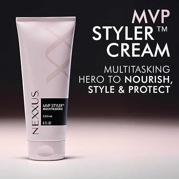 Nexxus Styling Cream MVP Styler Hybrid Multitasking Hair Cream Powered by MVP Multi-Verse Polymers 6 oz