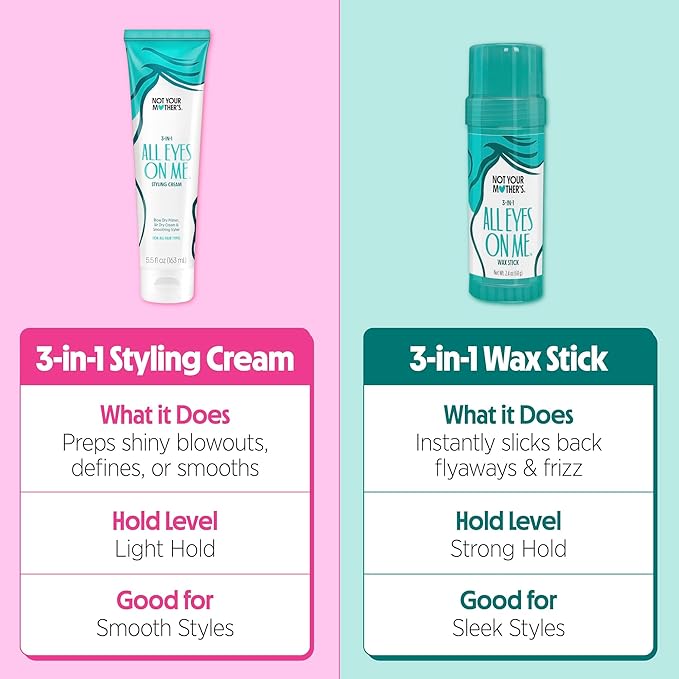 Not Your Mother's All Eyes On Me 3-in-1 Hair Styling Cream with UV Protection - Styling Cream for All Hair Types