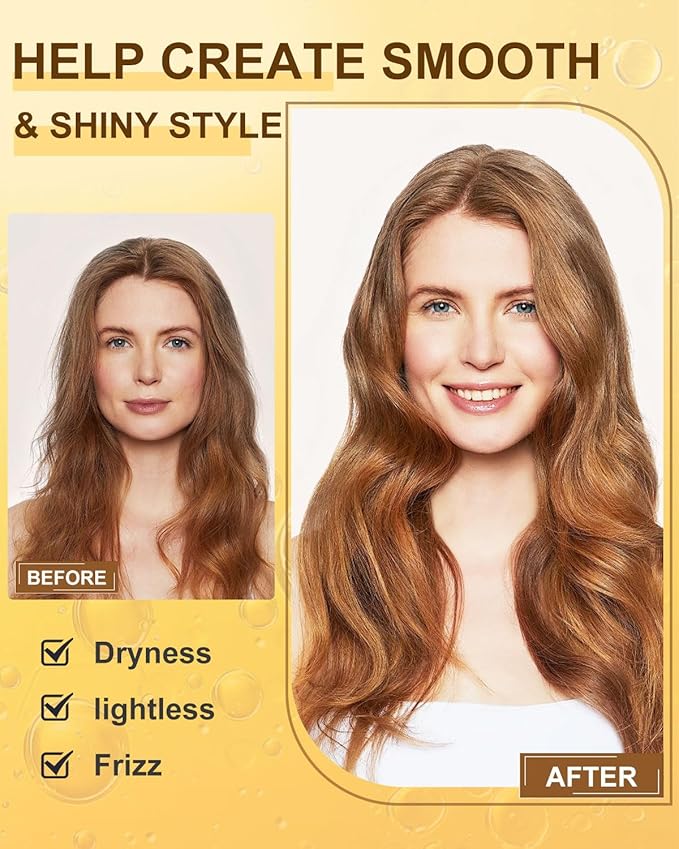 Samnyte Styling Cream, Non-greasy Travel Size Smoothing Cream for Women & Kids, Fragrance-Free Flyaway Control for Frizz & Baby Hair, Styling Products for Slick Back, Bun, Ponytail, Braiding