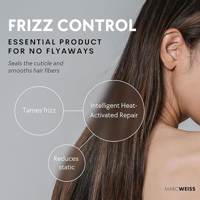 MarcWeiss NH23 Anytime Repair Leave-In Spray (6.8 fl oz) | Anti-Frizz & Heat Protectant | Smooths, Strengthens & Adds Shine | Reduces Blow-Dry Time | Lightweight Formula for All Hair Types