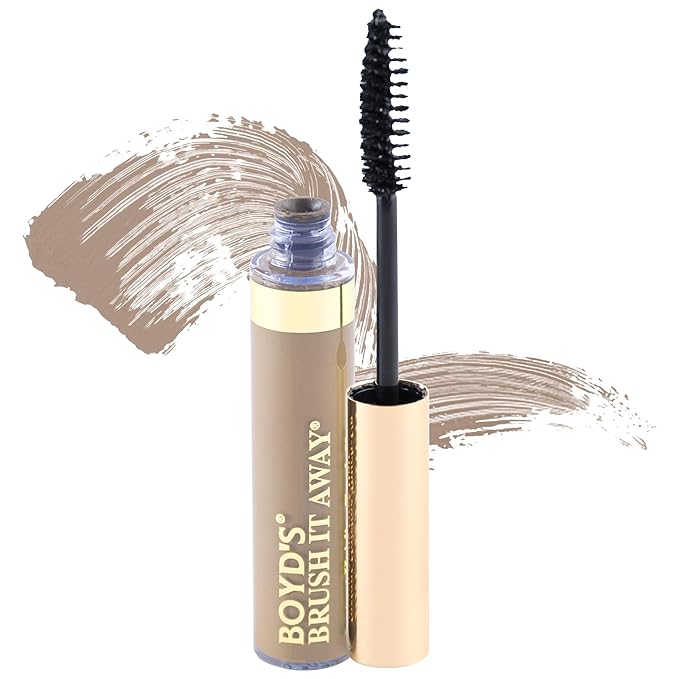 Boyd’s Brush It Away | Grey Hair Root Touch Up for Women & Men | Temporary Hair Color Mascara | Quick-Dry Water-Resistant Concealing Formula | Blonde