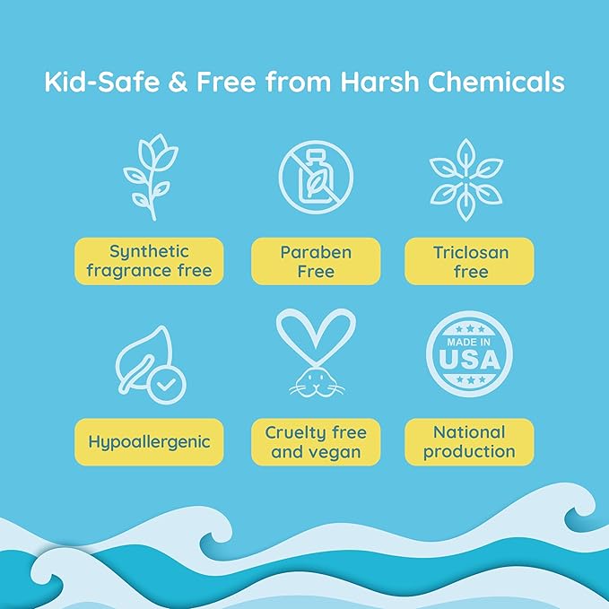 Fresh Monster Swim Conditioner for Kids – Post-Swim Hydrating Conditioner Repairs Chlorine & Salt Water Damage – Sulfate-Free, Tear-Free, Moisturizing Hair Care for Swimmers, 8.5 oz