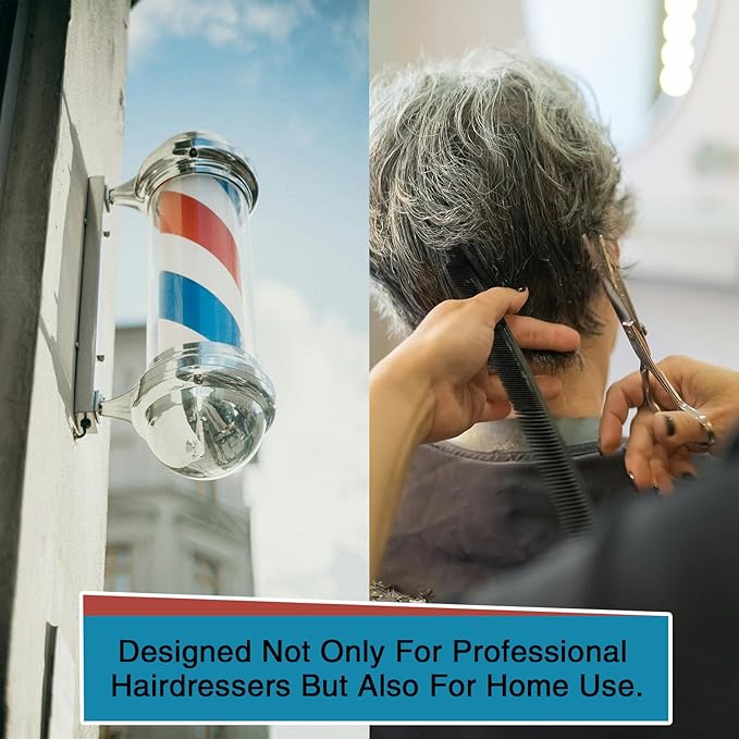 YASAKA 6 Inch Professional Hair Thinning and Cutting Shears Kit,Barber Shears,Cobalt Stainless Scissors,Sharp Razor Edge Barber Hair Scissors, Ergonomic Grip Design for Hair Salon or Home Use