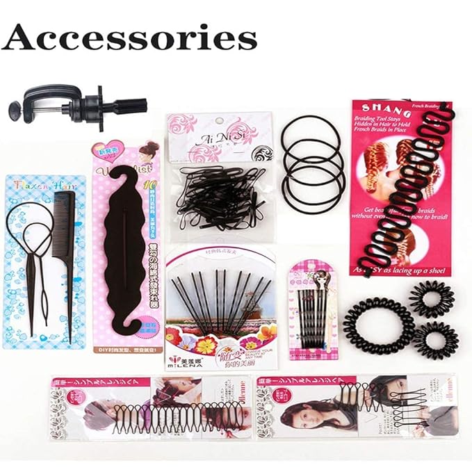 Mannequin Head with Human Hair, 18 inch Mannequin Head with Tripod Stand, Real Hair Cosmetology Makeup Hairdressing Training Head with Wig Stand Tripod, Doll Head for Hair Styling Training with Table