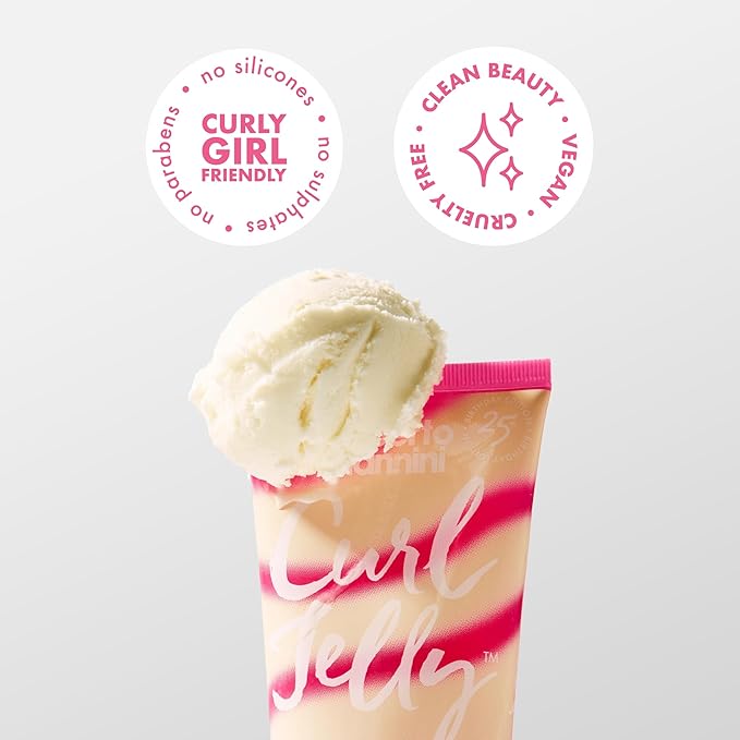 Umberto Giannini Curl Jelly Limited Edition Vanilla Scent Curl Gel for Curls, Coils & Waves