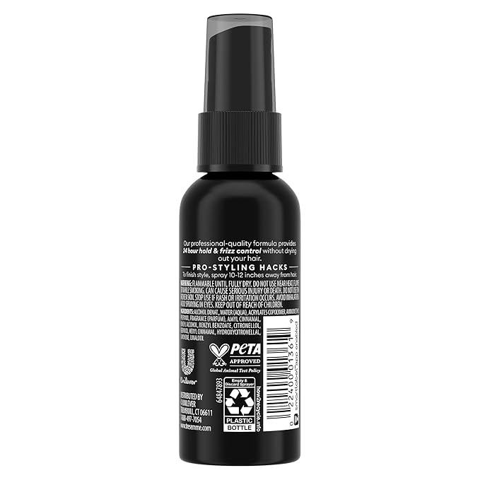 TRESemmé Travel Hairspray, Extra Hold, 6-Pack – Non-Aerosol Hair Spray for Layering, Anti-Humidity, Anti-Frizz Hair Products, 2 Oz Ea