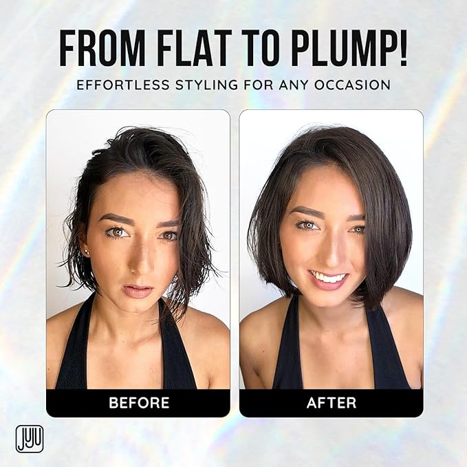 Juju Plump Lightweight Hair Volumizing Spray 6 Fl Oz - Volumizing Hair Spray for Women, Fragrance Free Hairspray Volume for Medium to Fine Hairs, Airy Feel Styling Root Volume Sprays for Women