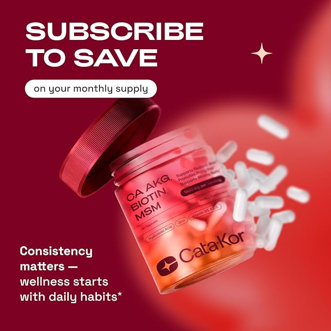 Hair Skin and Nails Vitamins – Biotin | Hyaluronic Acid | Calcium AKG | MSM | Vitamin C & Vitamin D3 K2 – Hair Vitamins for Women – Promotes Shiny Hair & Radiant Skin –270 Capsules (3 Pack)