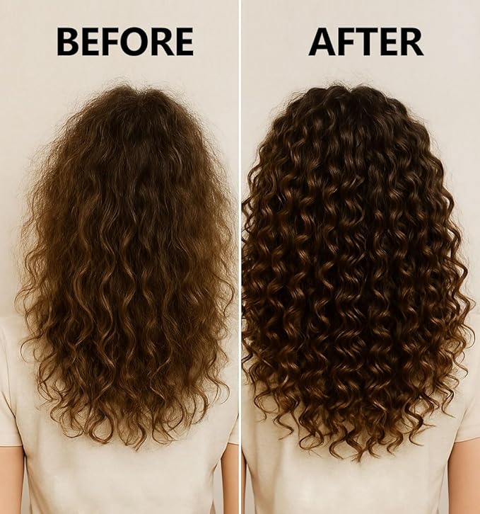 Wellness Premium Products Organic Curl Defining Cream – 500ml Curl Cream for Curly Hair | Anti-Frizz, Plant-Based Hair Care with Hemp Seed Oil | Color Safe, Paraben-Free