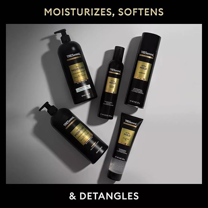 TRESemmé Hairspray, Extra Hold, 2-Pack – Moisturizing Hair Spray, Anti-Frizz Products, Humidity Protection, 14.6 Oz Ea