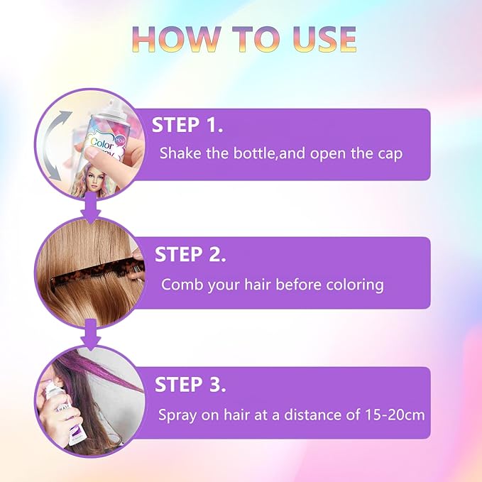 Green Hair Spray, Temporary Hair Color Spray for Kids and Women, Washable Hair Color Dye, Natural Hair Strong Style Coloring Gel Cream for Party,Hollowen,Cosplay, Festivals