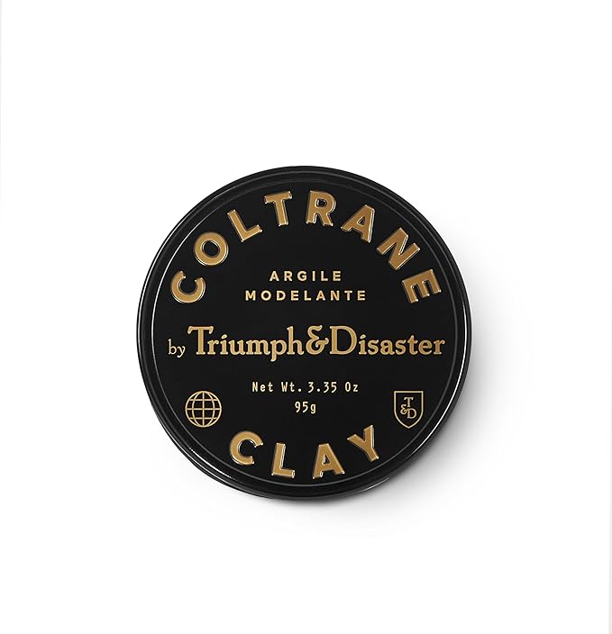 TRIUMPH & DISASTER Coltrane Hair Clay Pomade – Medium Hold, Matte Finish Styling Paste for Men and Women with Smoky Earth Scent, 65g