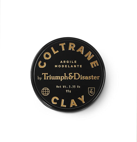TRIUMPH & DISASTER Coltrane Hair Clay Pomade – Medium Hold, Matte Finish Styling Paste for Men and Women with Smoky Earth Scent, 65g
