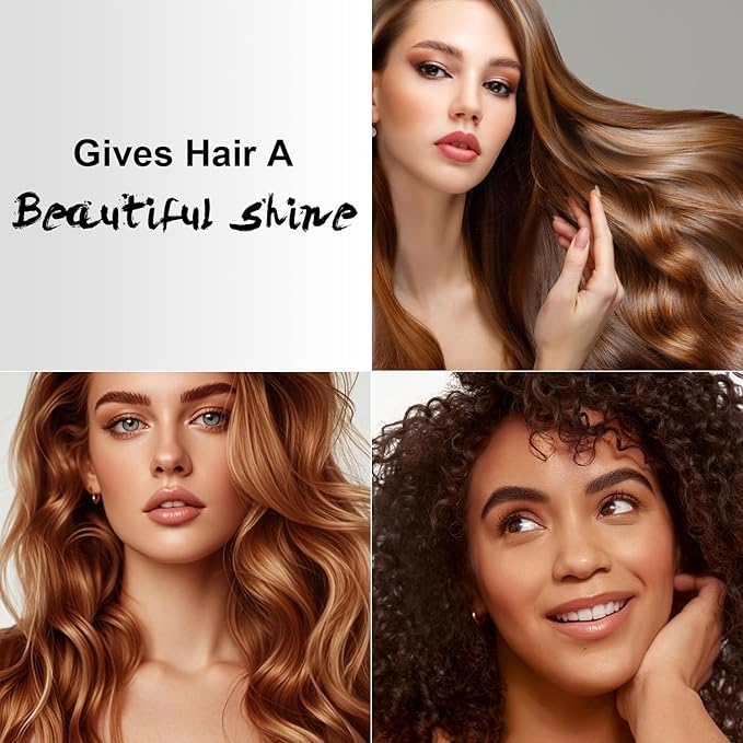 Heat Protection Hair Spray with Moroccan Argan Oil - Thermal Resistant Styling Products for Women - Frizzy, Black and Curly Hair - Anti Frizz, Leave In Conditioner - Flat Iron and Blow Dry (7.61 OZ)