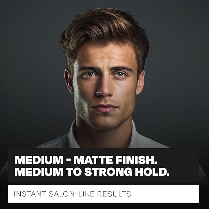 THESALONGUY ONE Hair Clay for Men - 3-in-1 Styling Cream, Clay, and Hair Pomade for Men - Ultra Versatile, Clean Scent, Matte Finish - (3.5 oz)