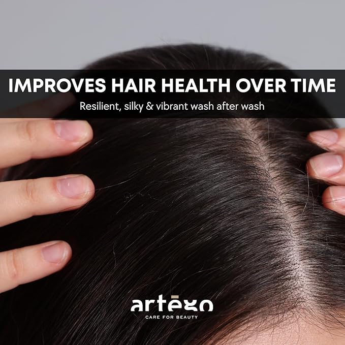 Artègo Good Society B_Blonde Green No Red Shampoo – Tone Neutralizing Shampoo for Blonde, Bleached & White Hair (33.8 oz)