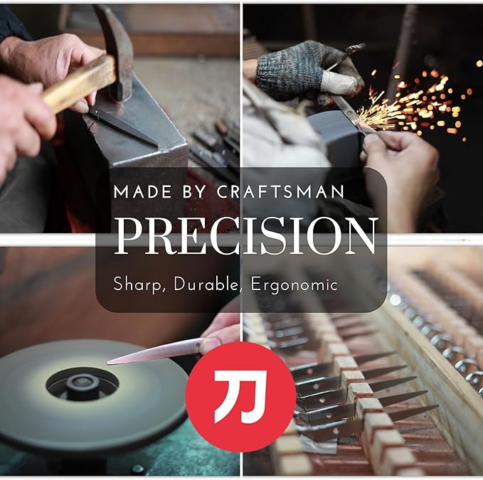 Saki Red Hair Cutting Scissors - 6" Inch Hair Shears - Red Titanium Finish - Professional Use - 440C Japanese Steel