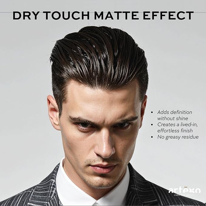 Artègo TOUCH Style Art Wax Spray (5.1 oz) – Defining & Mattifying Spray Wax for Textured, Flexible, Long-Lasting Styles