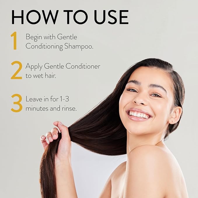 PHILIP B Gentle Conditioner, 6 fl. oz. (178 ml) - Fragrance Free Conditioner with Shea Butter, Vitamin B5 and Wheat Protein, Adds Shine and Bounce to Hair