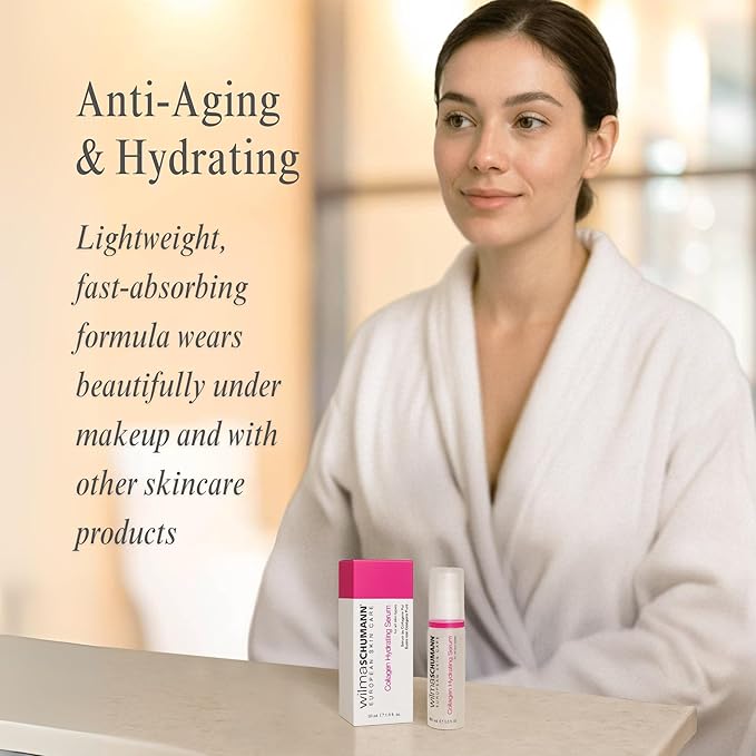 Wilma Schumann Collagen Hydrating Serum, Face Serum, Collagen for Women, 1oz