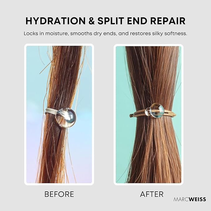 MarcWeiss NH23 Anytime Repair Leave-In Spray (6.8 fl oz) | Anti-Frizz & Heat Protectant | Smooths, Strengthens & Adds Shine | Reduces Blow-Dry Time | Lightweight Formula for All Hair Types