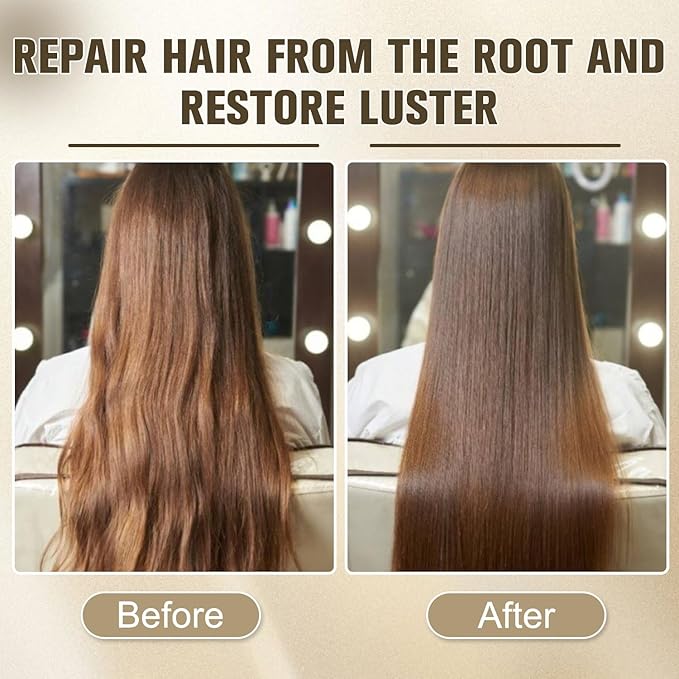 8s Revitalizes Hot Dyeing Damaged Hair,Keratin Hair Mask Deep Conditioner,Instantly Smooths Frizz,Repair for Dry Damaged Hair,Perm And Dye Repair Conditioner-70ml