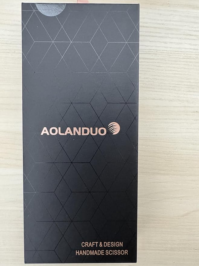 AOLANDUO Professional Hair Cutting Scissors - VG10 Steel Barber Shears, Ergonomic Handle - 1 Count, 6 in