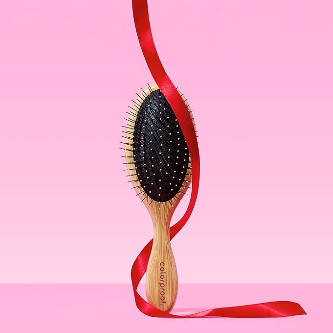 Colorproof Never Fade Away Volume Gift Set: 8.5oz Volume Shampoo and Conditioner + 2oz Plush Locks Leave-in + Detangling Brush