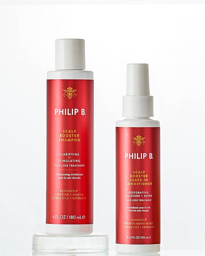 PHILIP B Scalp Booster Shampoo, 6 fl. oz. (180 ml) - Clarifying Shampoo Stimulates Scalp for Thicker, Denser Looking Hair