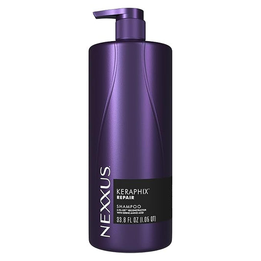 Nexxus KERAPHIX Shampoo for Damaged Repair Hair Powered by KRT Keratin Resistance Therapy with Liquid Crystal Amino Acids 33.8 fl oz