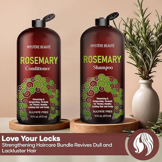 Rosemary Shampoo, Gifts for Women, Unique Gifts for Women, Best Friend Birthday Gifts, Funny Birthday Gifts for Women,Friendship Gifts for Women Friends, Rosemary Shampoo and Conditioner & Hair Mask