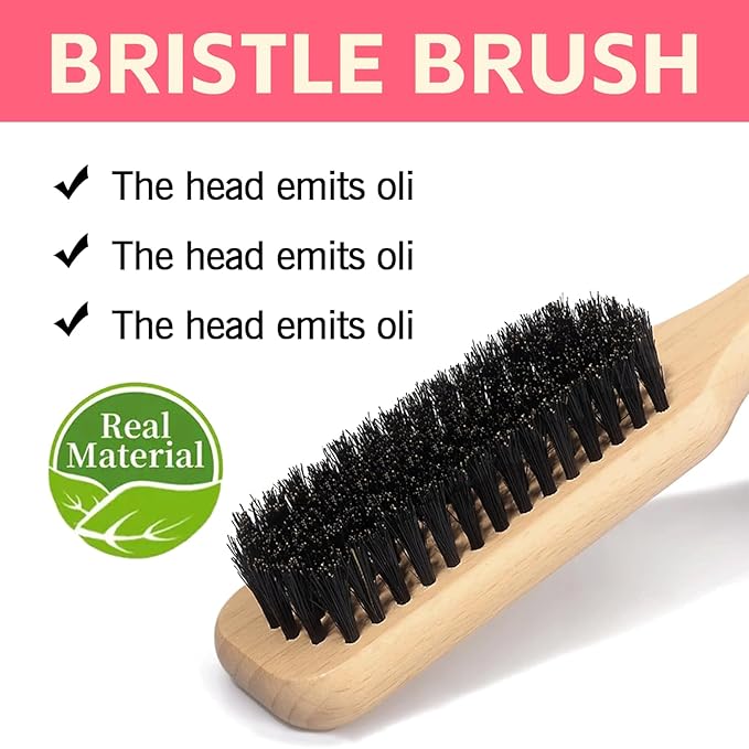 Styling Cream & brush, Cactus Fruit 3-In-1, Smooth Styles, Prep Shiny Blowouts, Defines Curls, No Chemical Flavors Fly Away Hair Tamer.