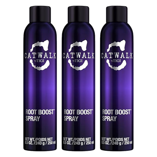 Catwalk TIGI Root Boost Spray Foam - Directional Mousse for All Hair Types - For Lift & Texture - For All Hair Types - Finish on Wet Hair & Blow Dry - Premium Hair Care Products - 8.5 oz (3 Pack)