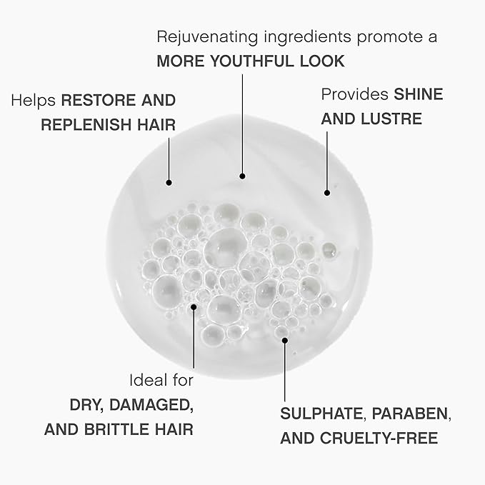 KEVIN.MURPHY YOUNG.AGAIN.WASH - Moisturising Anti-Ageing Shampoo - For Ageing, Damaged & Brittle Hair - Hair Repair - Amino Acids & Lotus Flower Extract - Sulphate & Paraben Free - 250 mL / 8.4 fl oz