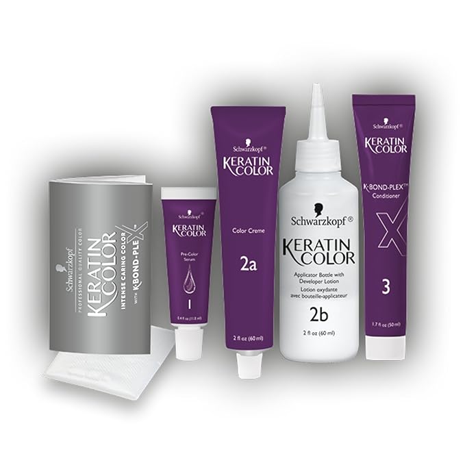 Schwarzkopf Keratin Color Care Lighteners Permanent Hair Color Cream, Platinum Blonde