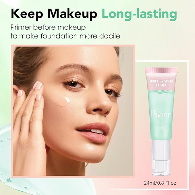 UCANBE Matte Setting Spray & Primer Gel Duo – Long-Lasting Makeup Set for Oily Skin, Shine Control, Pore Blurring, Oil-Free Hydrating Face Primer & Makeup Finishing Mist for All-Day Wear, 7.5 Fl oz