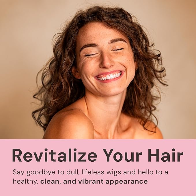 MILANO COLLECTION Essentials Ultra Gentle Shampoo for Wigs, Mild Wigcare Shampoo for Human Hair Wigs, Toppers, Hair Pieces, & Hair Extensions Lightweight Nourishing Cleanser, Premium Wig Care Products