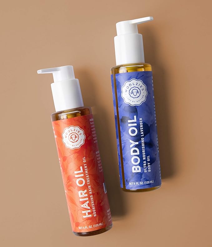 Woolzies 100% Pure Ultra Nourishing Moisturizing Hair Oil | Cold Pressed Virgin Premium Grade | For Hair Growth, Frizz Control, Shine, Straightening, Thickening, Stop hair loss, Treat Baldness