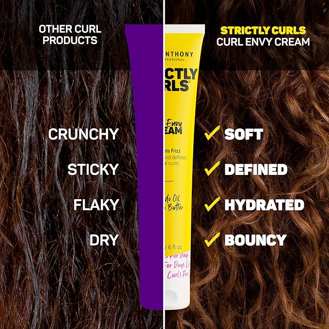 Marc Anthony Curl Cream with Shea Butter & Oils Defines & Softens Curly & Wavy Hair, Set of 2