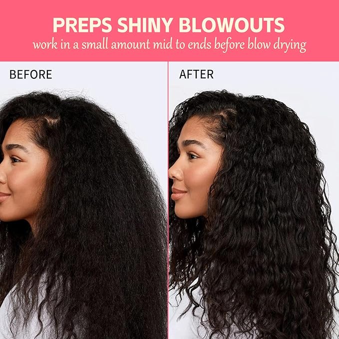 Styling Cream & brush, Cactus Fruit 3-In-1, Smooth Styles, Prep Shiny Blowouts, Defines Curls, No Chemical Flavors Fly Away Hair Tamer.