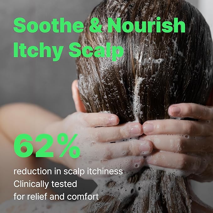 Korean Oil Control Shampoo | Scalp Deep Cleansing Clarifying Shampoo for Thinning Hair, Oily Roots, Volume Boost & Dandruff Care (16.23 fl oz)