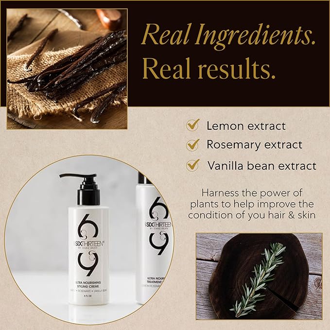 WEN 613 by Chaz Dean Ultra Nourishing Styling Cream - Hair Straightener Cream for Frizzy Hair, Anti Frizz Hair Product for Styling Wavy, Curly & Straight Hair, for Men & Women - 5 Fl Oz (Pack of 1)