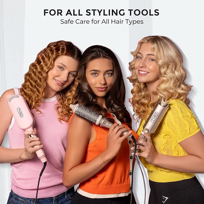 TYMO Heat Protectant Spray for Hair with Argan Oil for Styling Tools, Heat Protection Spray to Smooth & Hydrate, Natural Clean Formulation, Multi-benefit Treatment, Lightweight for All Hair Types