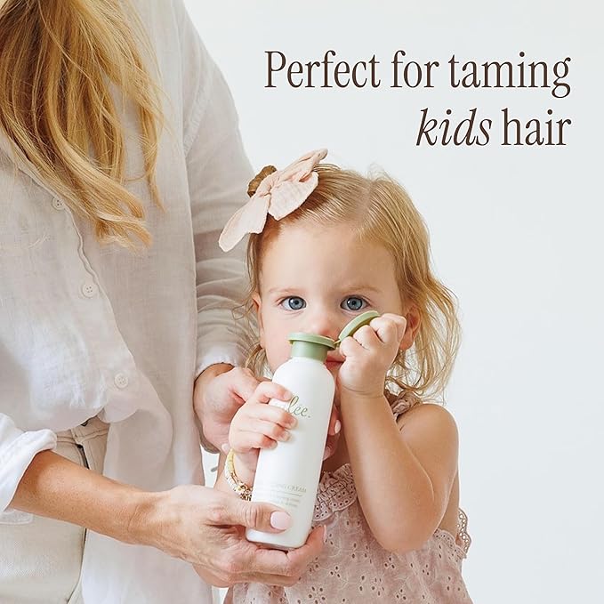 Salée Hair Styling Cream For Women & Kids | Anti-Frizz Leave-In Smoothing Cream for All Hair Types | Flexible Hold & Shine | Defines Curls, Tames Flyaways | 6 oz.